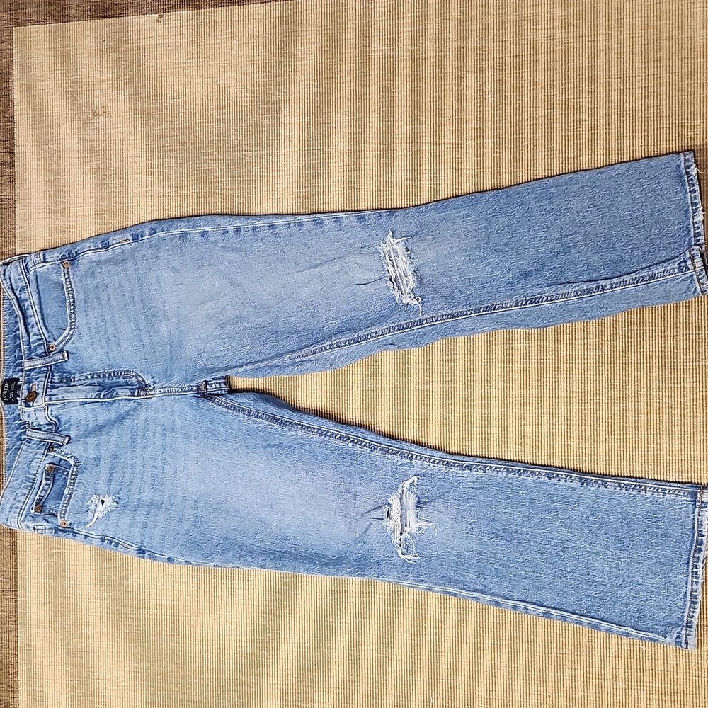 J. Crew Mid-Rise Flare Crop 28 FLAW